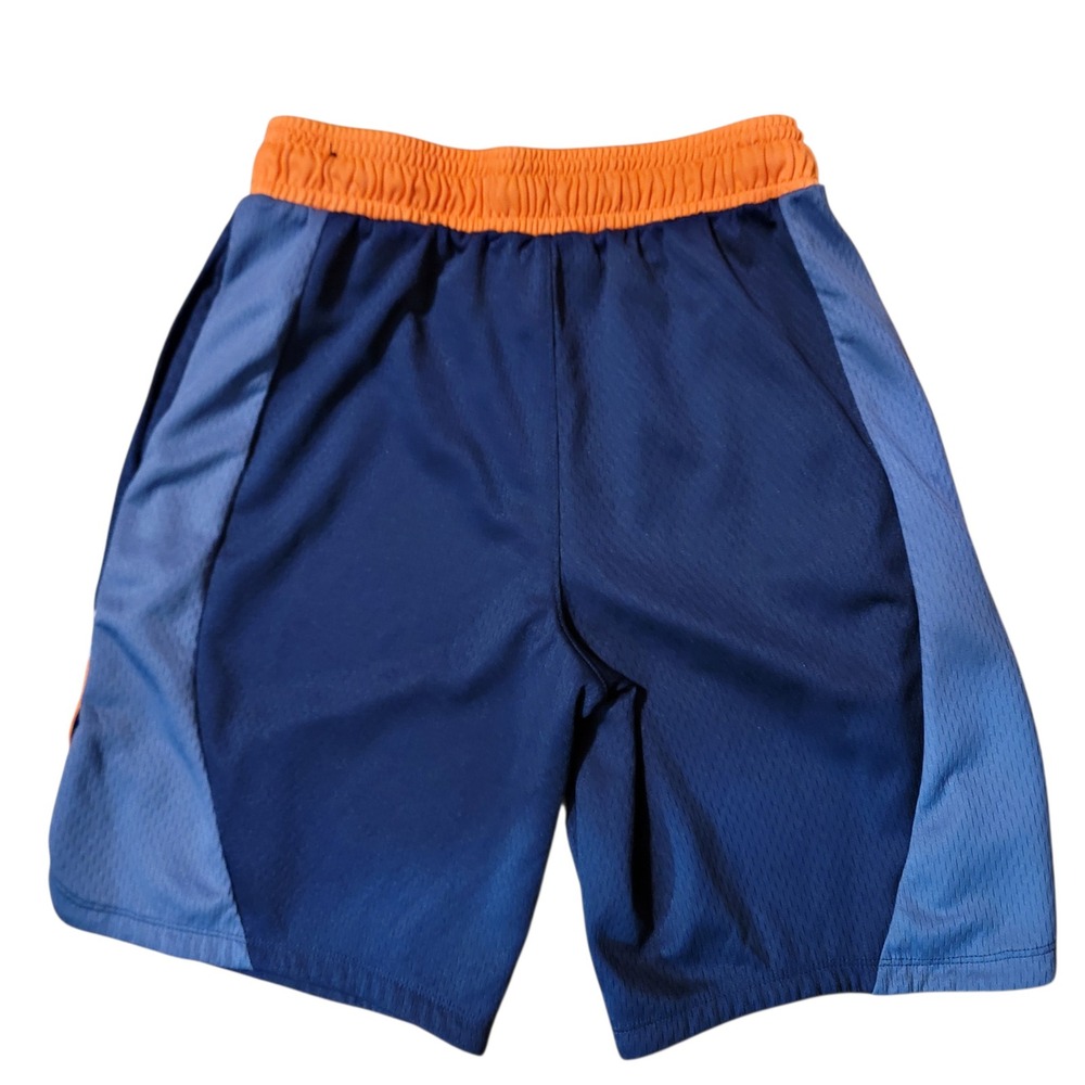 AND1 Mens Basketball Shorts Navy Blue Orange Mesh Athletic Gym Size‎ Small S